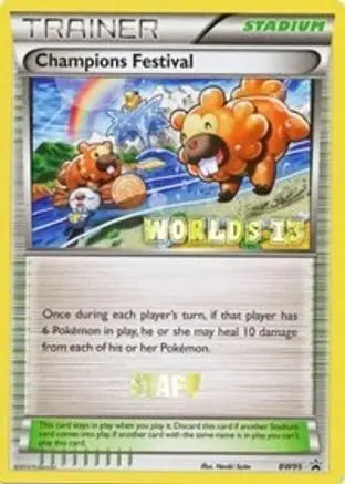 Champions Festival (BW95) (2013 Staff) [Black & White: Black Star Promos] Pokémon