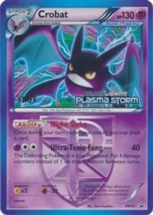 Crobat Team Plasma (BW51) (Staff Prerelease Promo) [Black & White: Black Star Promos] Pokémon