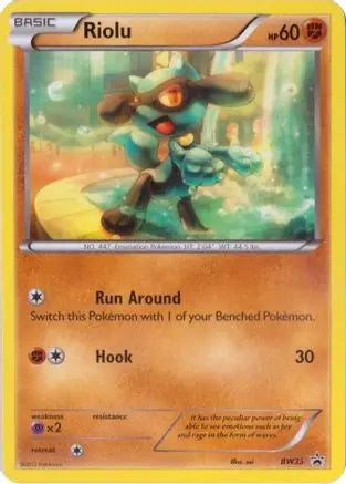 Riolu (BW33) [Black & White: Black Star Promos] Pokémon