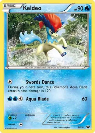 Keldeo (BW60) (Non Holo) [Black & White: Black Star Promos] Pokémon