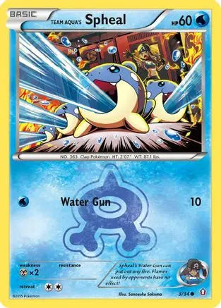 Team Aqua's Spheal (3/34) [XY: Double Crisis] Pokémon