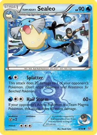 Team Aqua's Sealeo (4/34) [XY: Double Crisis] Pokémon