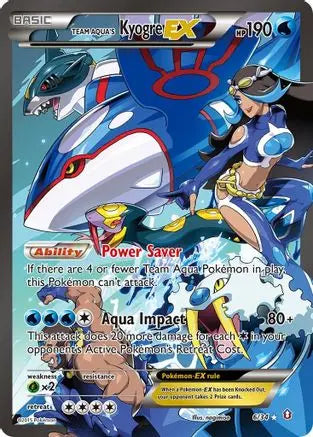 Team Aqua's Kyogre EX (6/34) [XY: Double Crisis] Pokémon