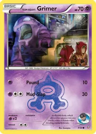 Team Aqua's Grimer (7/34) [XY: Double Crisis] Pokémon