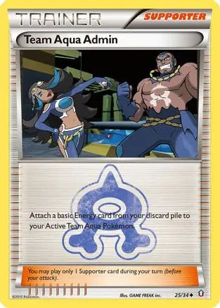 Team Aqua Admin (25/34) [XY: Double Crisis] Pokémon