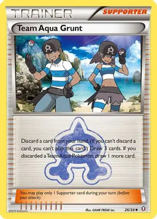 Team Aqua Grunt (26/34) [XY: Double Crisis] Pokémon