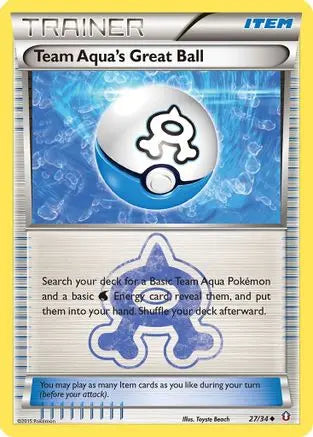 Team Aqua's Great Ball (27/34) [XY: Double Crisis] Pokémon