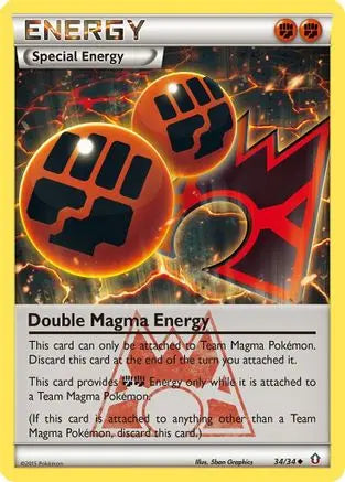 Double Magma Energy (34/34) [XY: Double Crisis] Pokémon
