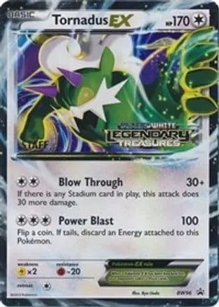 Tornadus EX (BW96) (Staff Prerelease Promo) [Black & White: Black Star Promos] Pokémon