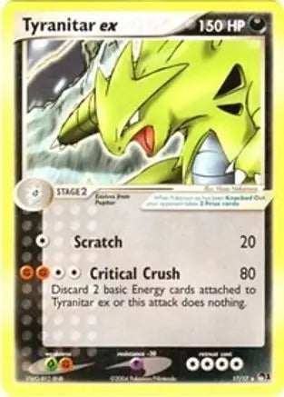 Tyranitar ex (17/17) [POP Series 1] Pokémon