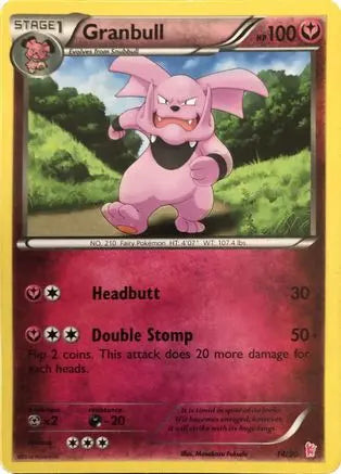 Granbull (14/30) [XY: Trainer Kit - Sylveon & Noivern] Pokémon
