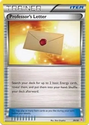 Professor's Letter (28/30) [XY: Trainer Kit - Sylveon & Noivern] Pokémon