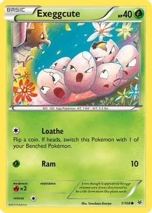 Exeggcute (1/108) [XY: Roaring Skies] Pokémon