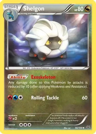 Shelgon (56/108) [XY: Roaring Skies] Pokémon