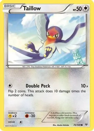 Taillow (70/108) [XY: Roaring Skies] Pokémon
