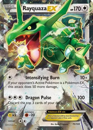 Rayquaza EX (75/108) [XY: Roaring Skies] Pokémon