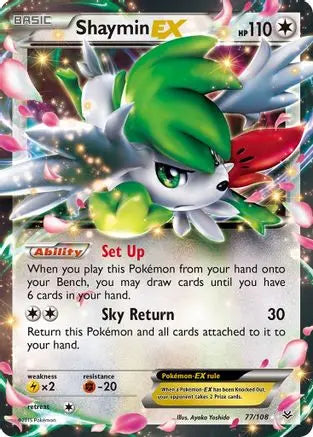 Shaymin EX (77/108) [XY: Roaring Skies] Pokémon