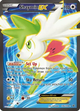 Shaymin EX (106/108) [XY: Roaring Skies] Pokémon