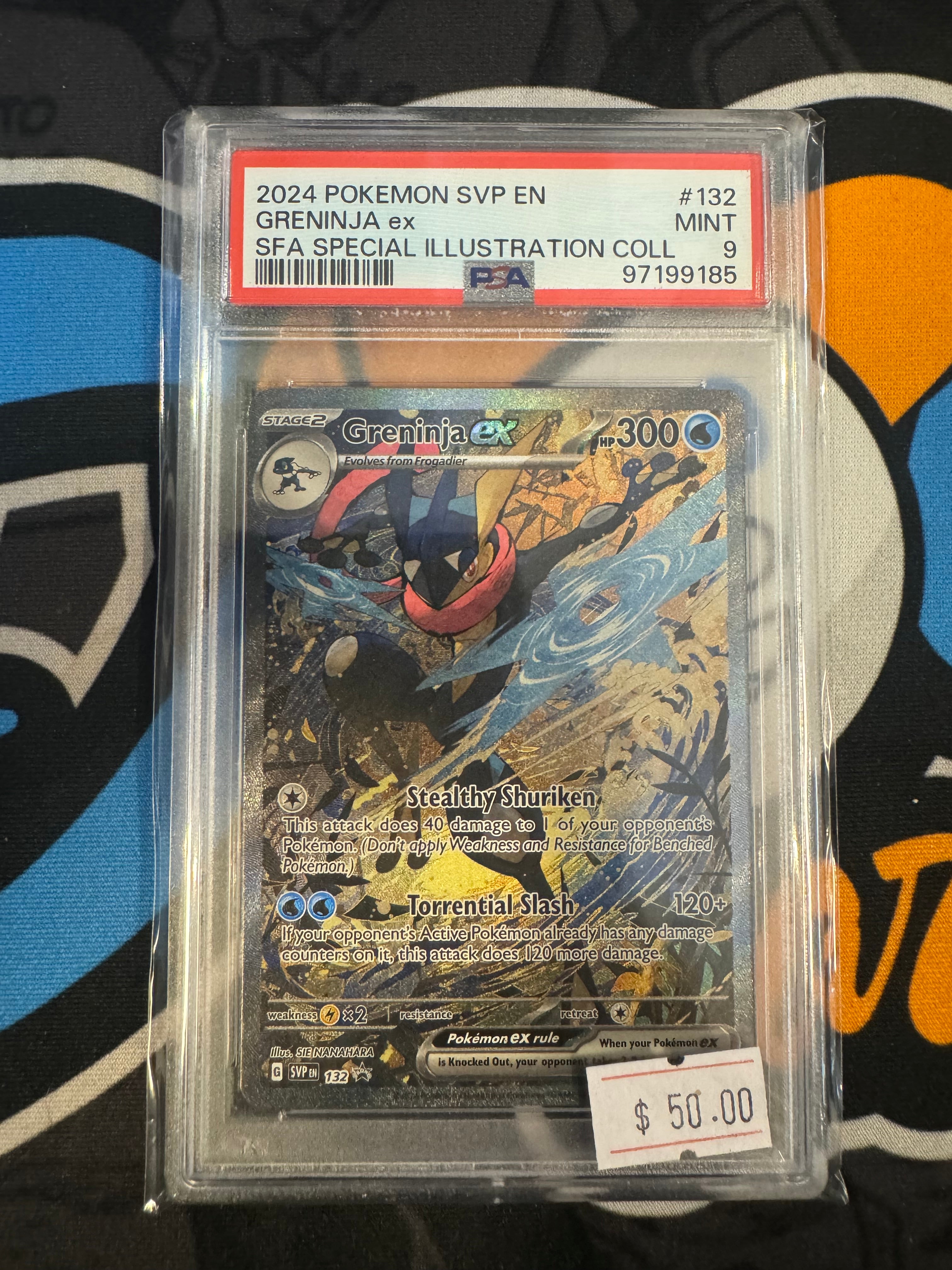 Psa 9 Pokemon Shrouded Fable Greninja ex special illustration collection box - Doe's Cards