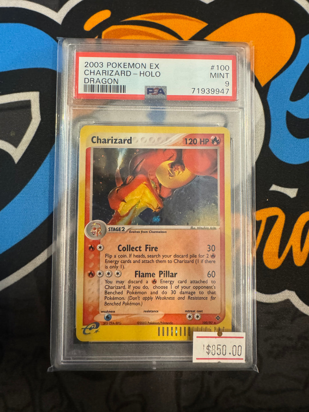 Psa 9 Pokemon Charizard ex Holo - Dragon