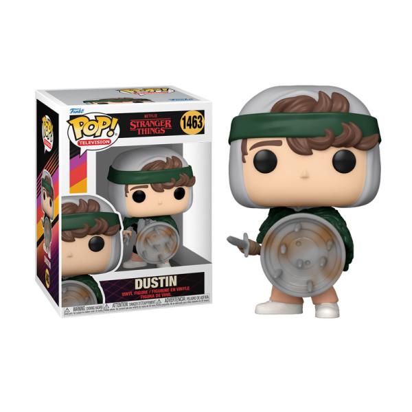 Funko POP! Stranger Things S4: Dustin W/ Shield