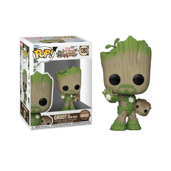 Funko POP! Marvel Groot as Iron Man