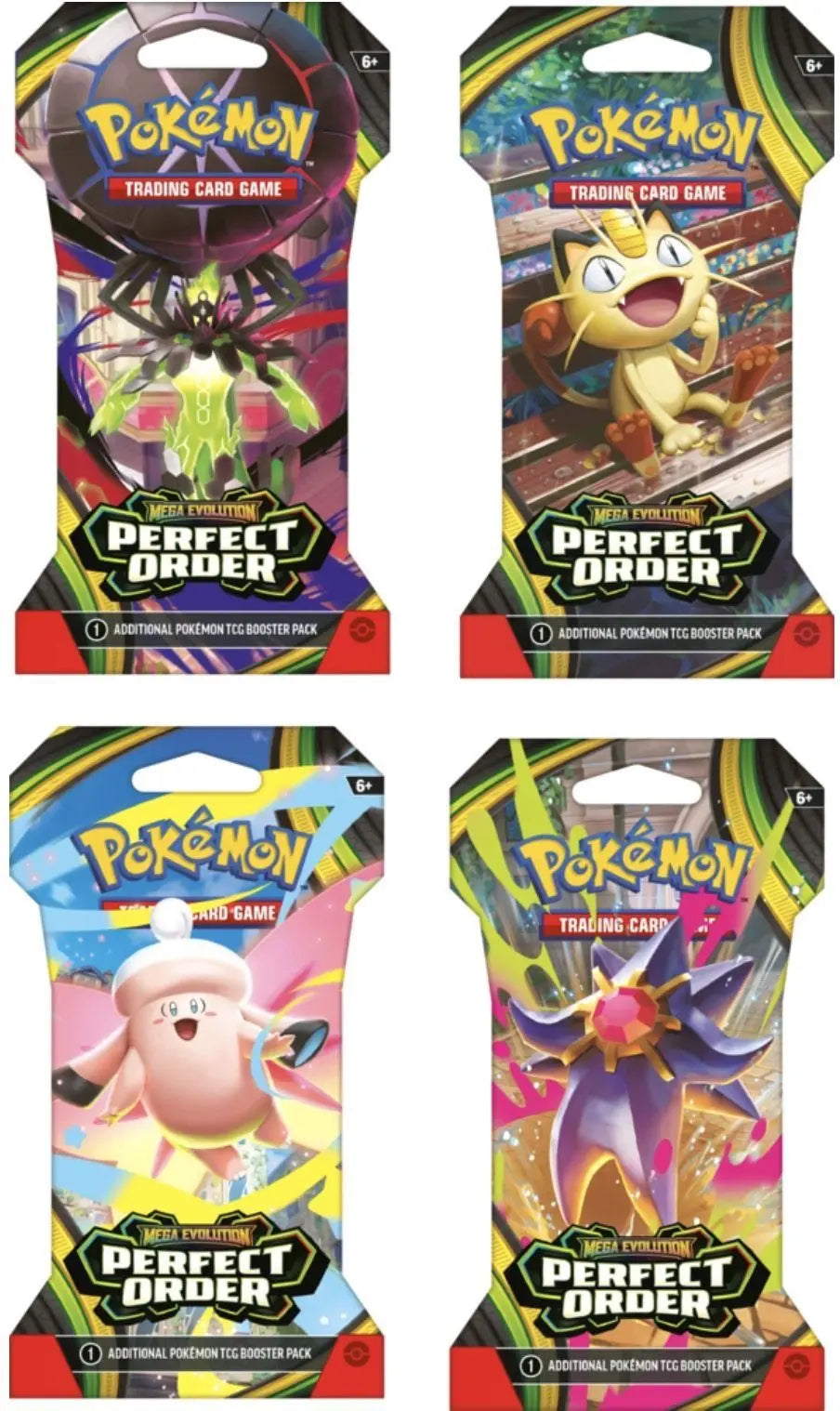 Pokémon TCG: Mega Evolution - Perfect Order - Sleeved booster pack (Pre Order) Doe's Cards