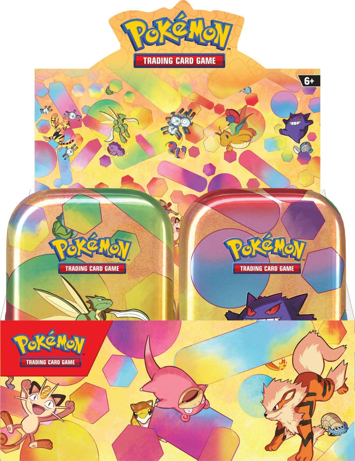 Pokemon TCG - Scarlet & Violet - 151 Mini Tin Collection 10 ct display