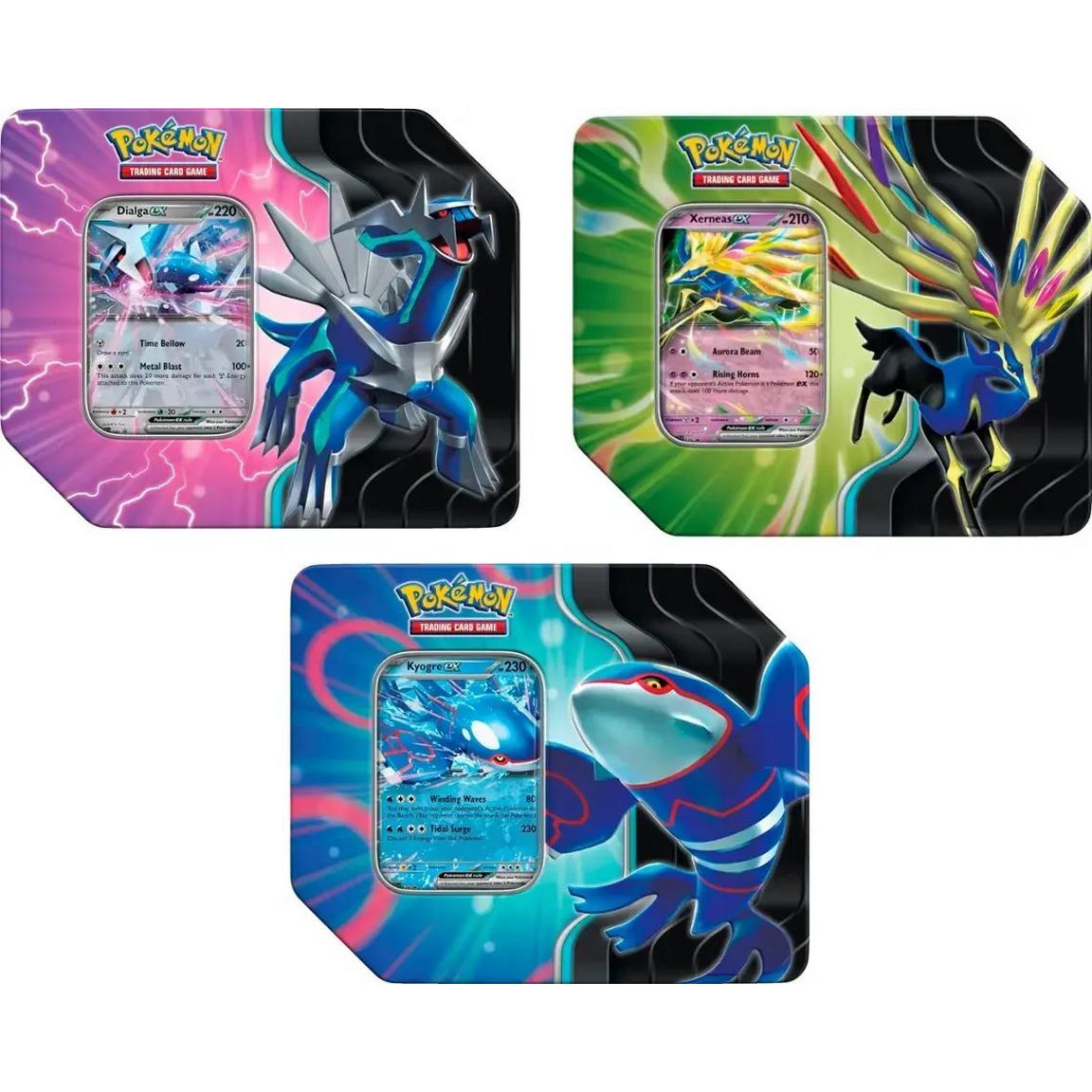 Pokemon Trading Card Game: Azure Legends Tin ( set of 3 ) - Doe's Cards