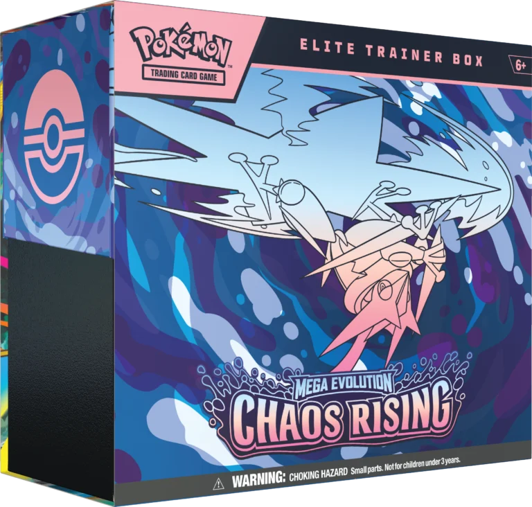 Pokémon TCG: Mega Evolution - Chaos Rising - Elite Trainer Box (Pre Order) Doe's Cards