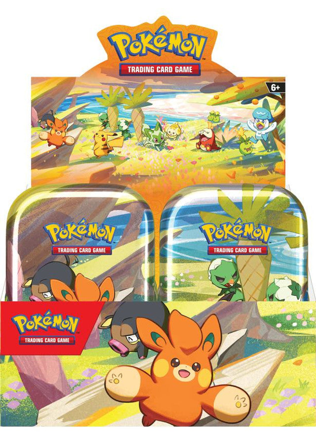 Pokémon TCG: Paldea Friends Mini Tin - Sealed Display (10 Tins)