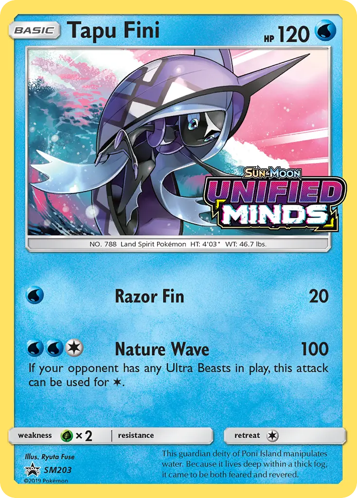 Tapu Fini (SM203) [Sun & Moon: Black Star Promos] Pokémon