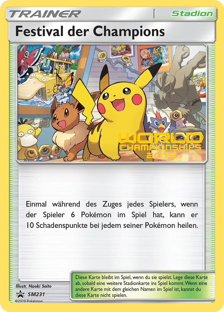 Champions Festival (SM231) (2019) [Sun & Moon: Black Star Promos] Pokémon