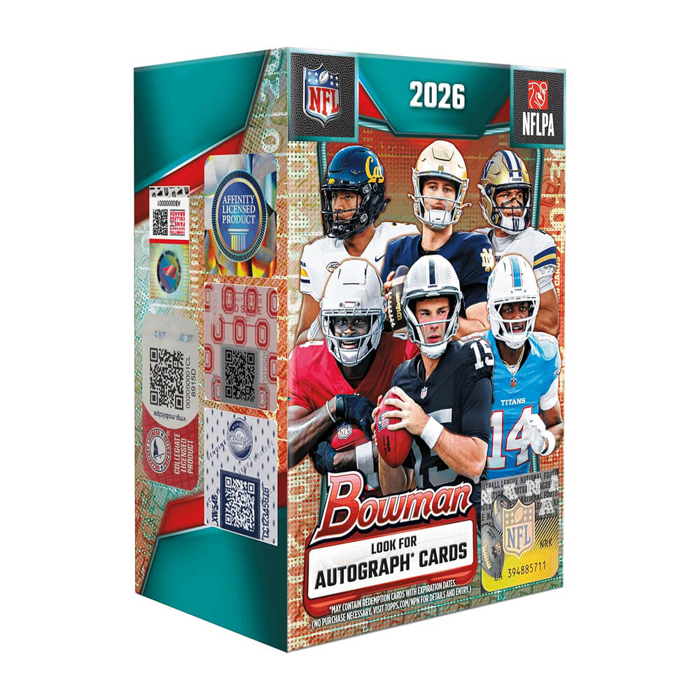 2026 Topps Bowman Football Value Box Doe's Cards