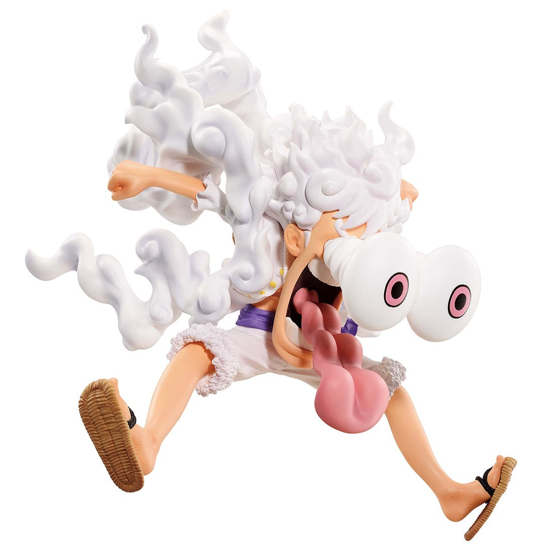 Bandai Masterlise Ichibansho One Piece Road to King of the Pirates Monkey D. Luffy Gear 5 Figure (white)