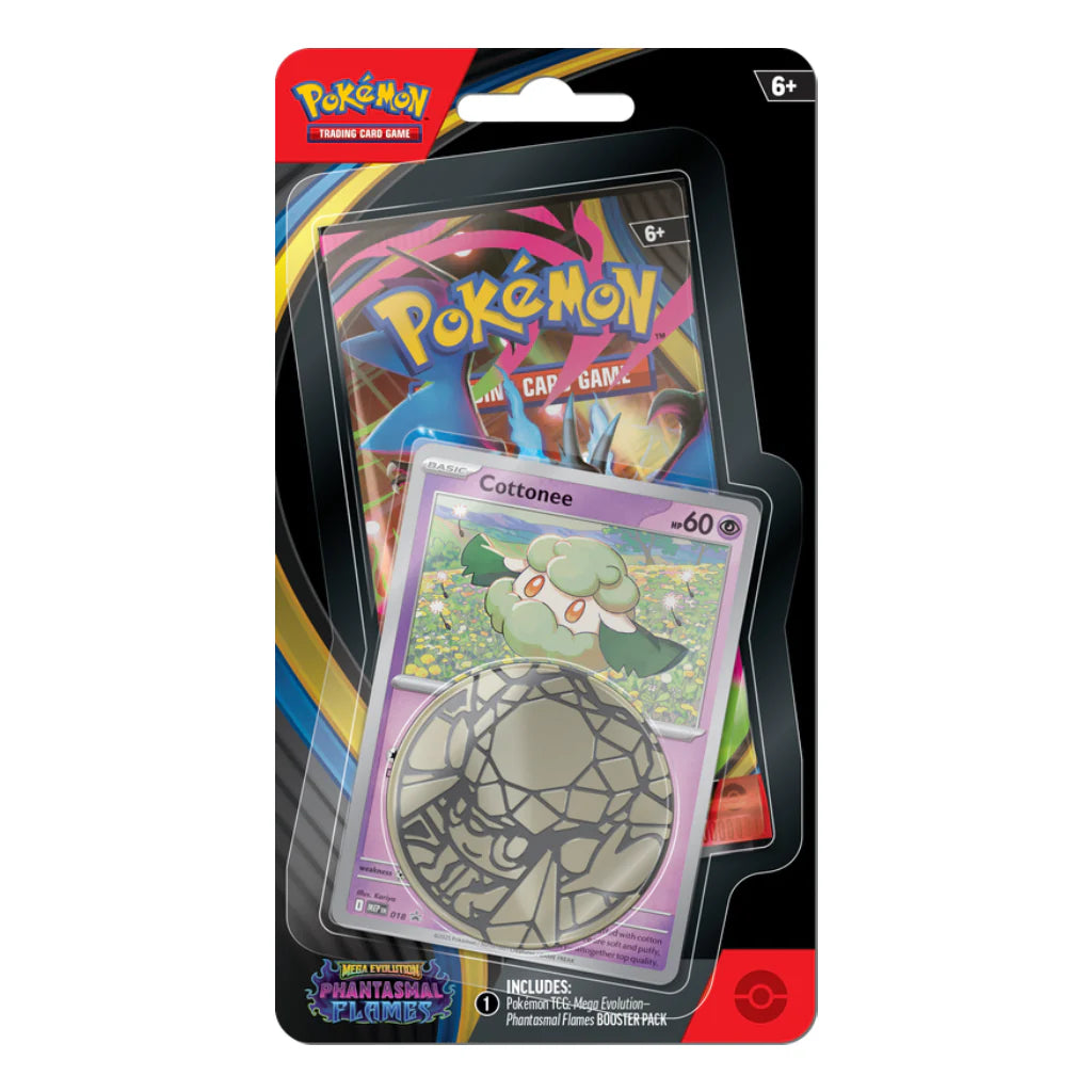 Pokemon Mega Evolution - Phantasmal Flames - Checklane Blister (Cottonee