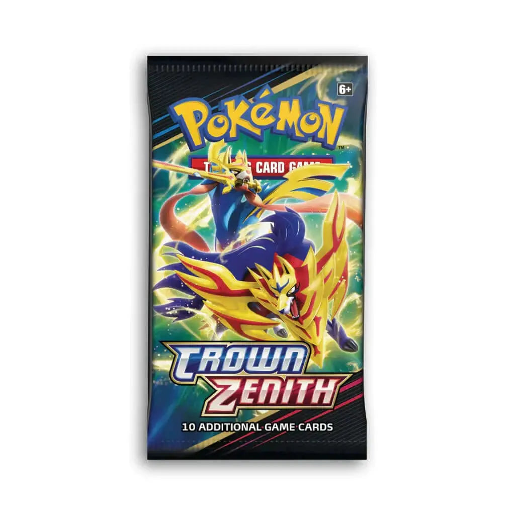 2023 Pokemon Crown Zenith Foil Pack – TCC Graded Gem Mint 10 (English, Factory Sealed)