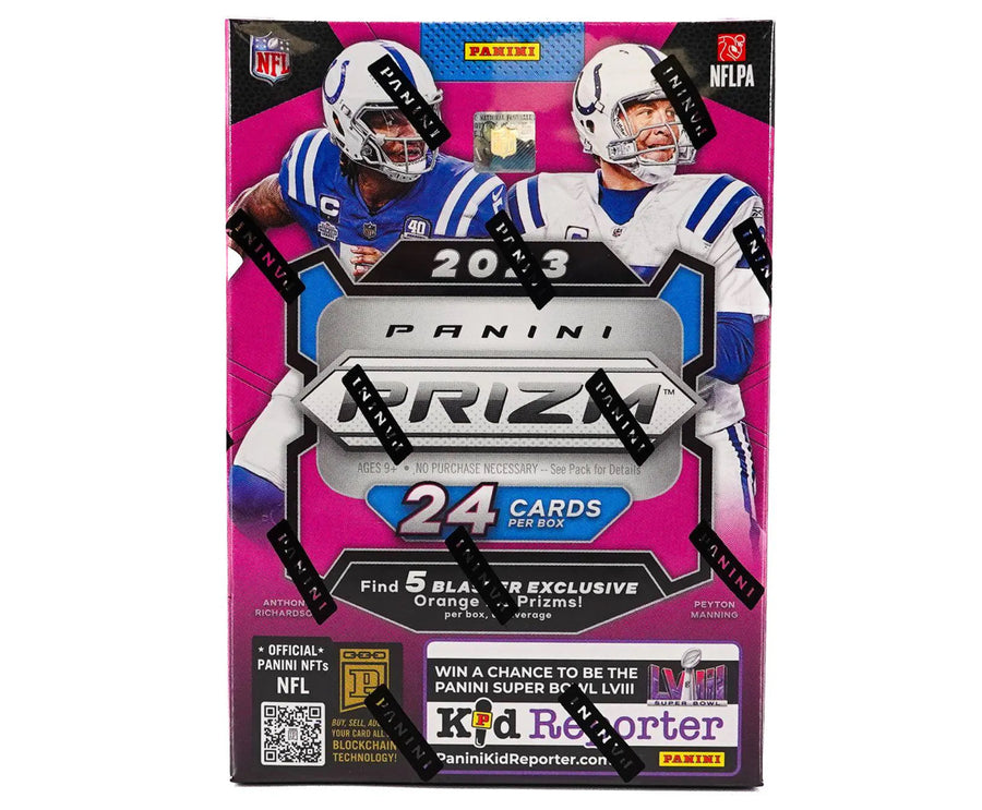 2023 Panini Prizm Football 6-Pack Hobby Blaster Box (Orange Ice Prizms!)