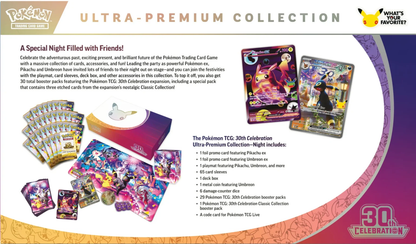 Pokemon TCG: 30th Celebration - Ultra Premium Collection - NIGHT ( Preorder ) Doe's Cards