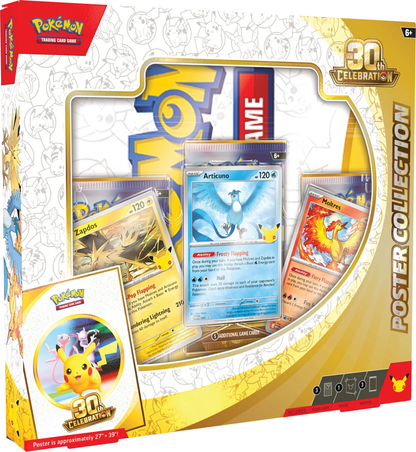 Pokemon TCG: 30th Celebration - Poster Collection ( Preorder ) Doe's Cards