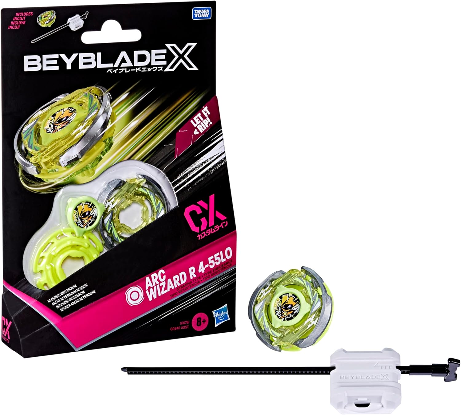 Beyblade X Arc Wizard R 4-55LO CX Starter Pack Set Hasbro