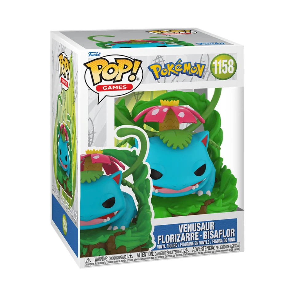 Funko pop Pokemon Premium Venusaur Doe's Cards