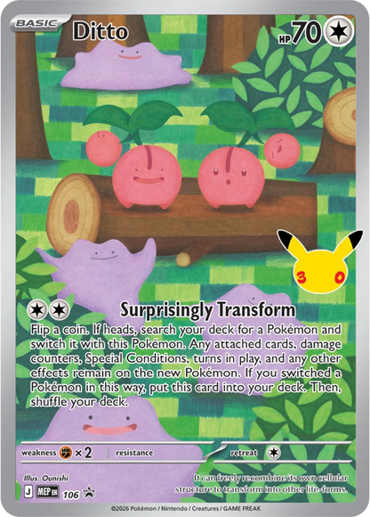 Pokemon TCG: 30th Celebration - Ditto Premium Collection Box ( Preorder ) Doe's Cards