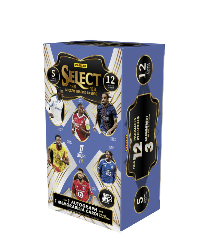 2025-26 Panini Select Ligue 1 H2 - Hobby Box Doe's Cards