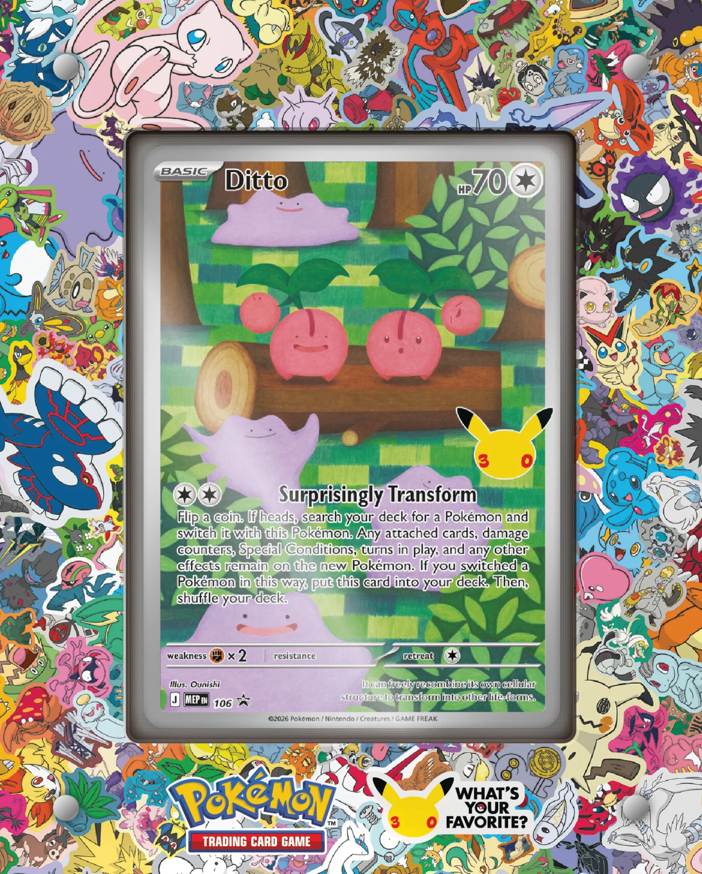 Pokemon TCG: 30th Celebration - Ditto Premium Collection Box ( Preorder ) Doe's Cards