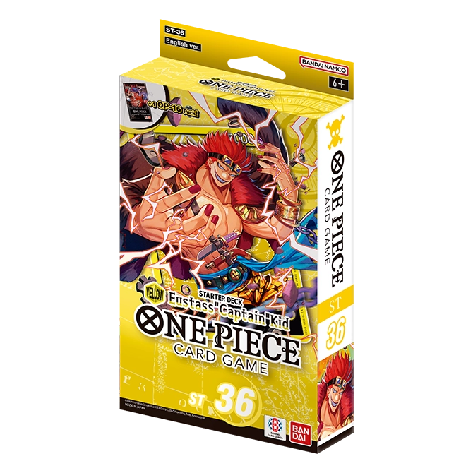 One Piece Card Game - STARTER DECK -YELLOW Eustass"Captain"Kid- [ST-36] Doe's Cards