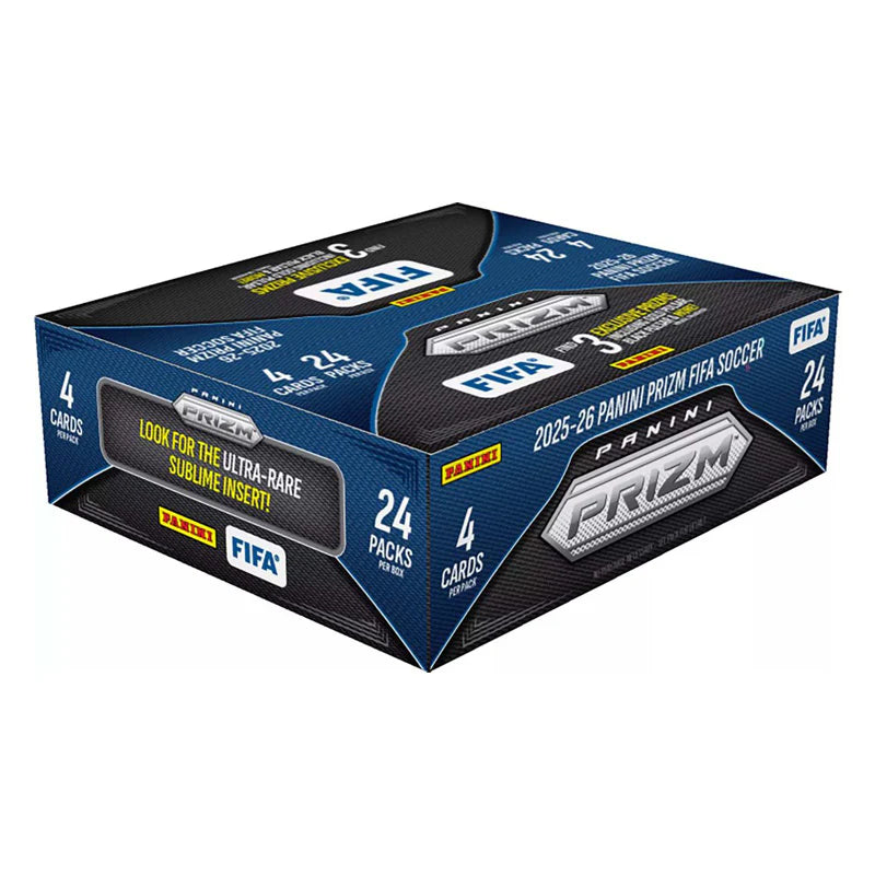 2025-26 Panini Prizm Fifa Soccer Retail box (24 Packs) Doe's Cards