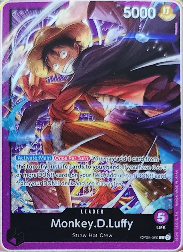 Monkey.D.Luffy (Sound Loader Vol. 1) (OP05-060) - One Piece Promotion Cards Foil One Piece Promotion Cards