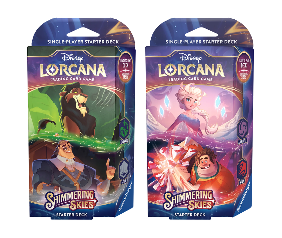 Disney Lorcana - Chapter 4 - Shimmering Skies Starter deck (set of 2)