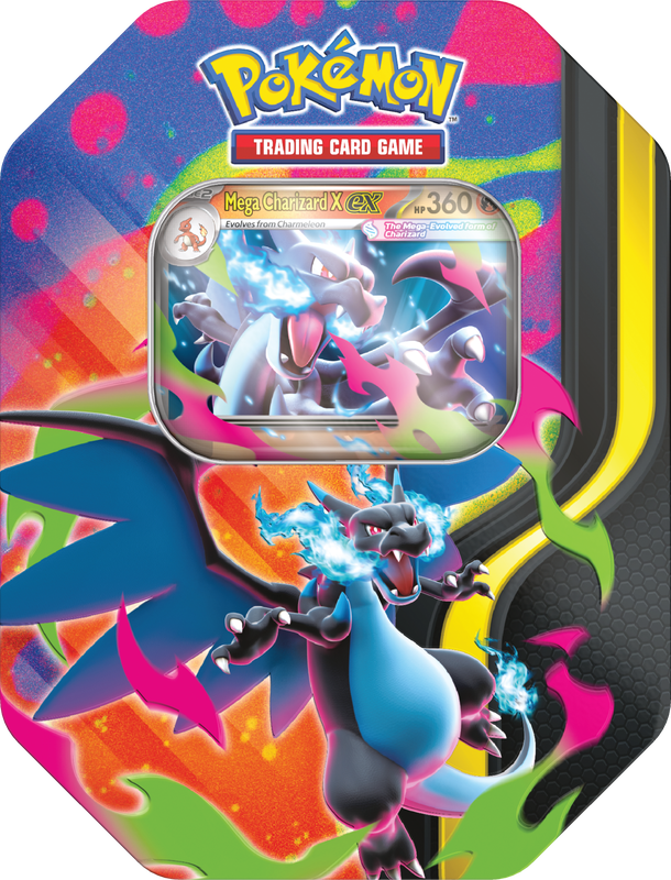 Pokemon - Mega Charizard Tin - Mega Charizard X ex